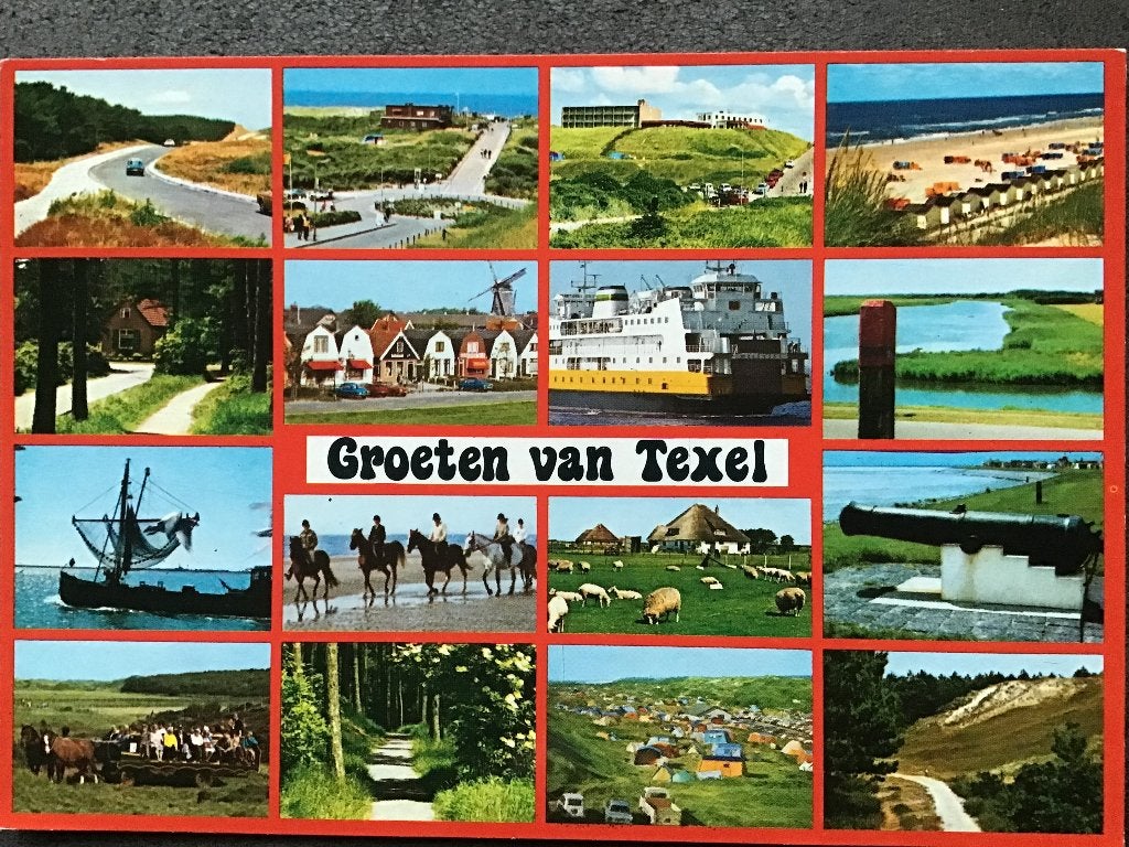 Texel Groeten uit 1985, Ophalen of Verzenden, 1980 tot heden, Gelopen, Waddeneilanden