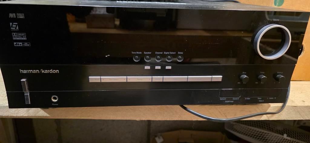 Harman Kardon AVR 132 AV Receiver - Zwart, Audio, Tv en Foto, Versterkers en Receivers, Gebruikt, 60 tot 120 watt, Ophalen, Overige merken