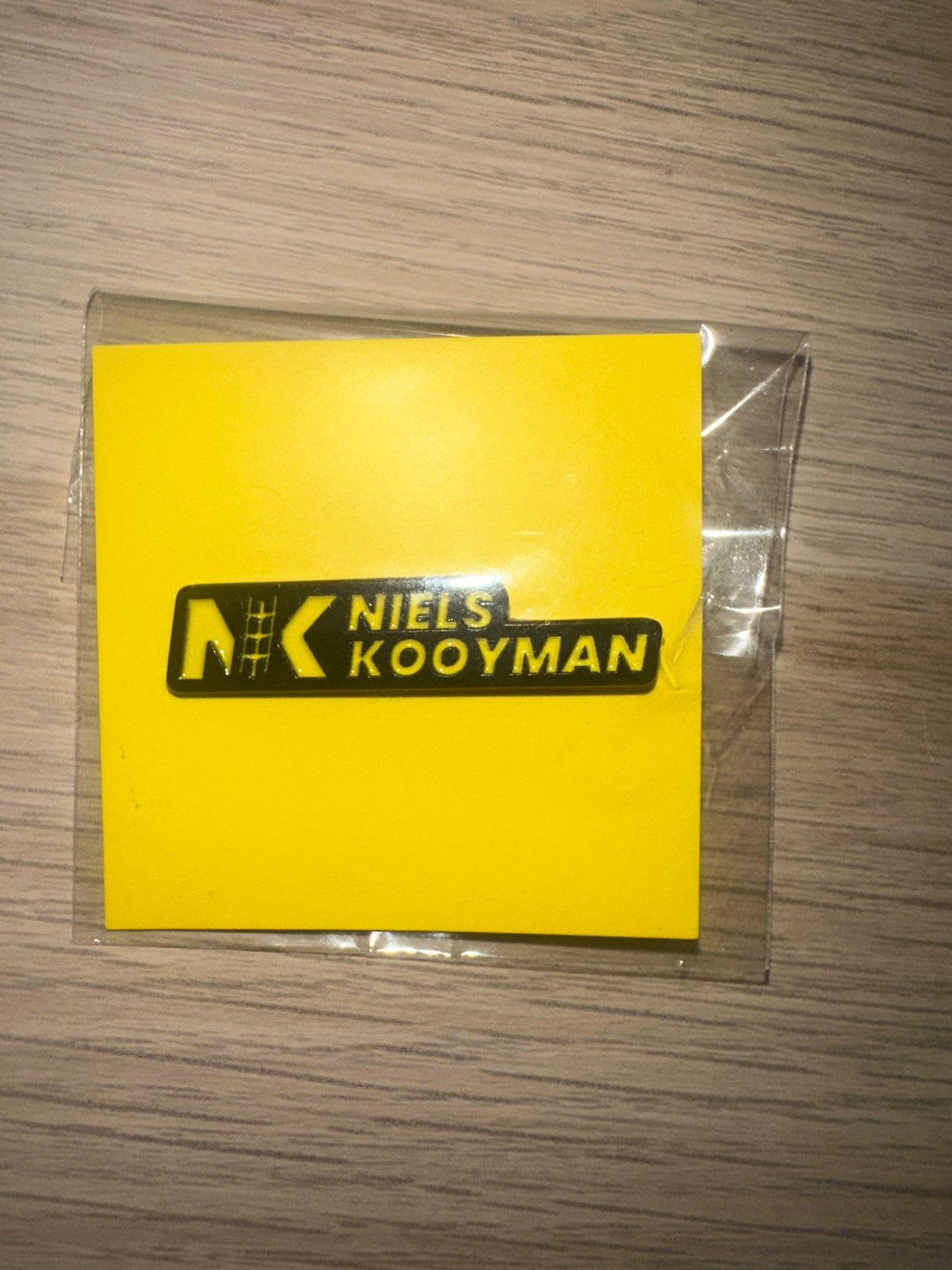 Niels Kooyman Pin - Nieuw in verpakking, Ophalen of Verzenden, Nieuw, Overige onderwerpen, Speldje of Pin