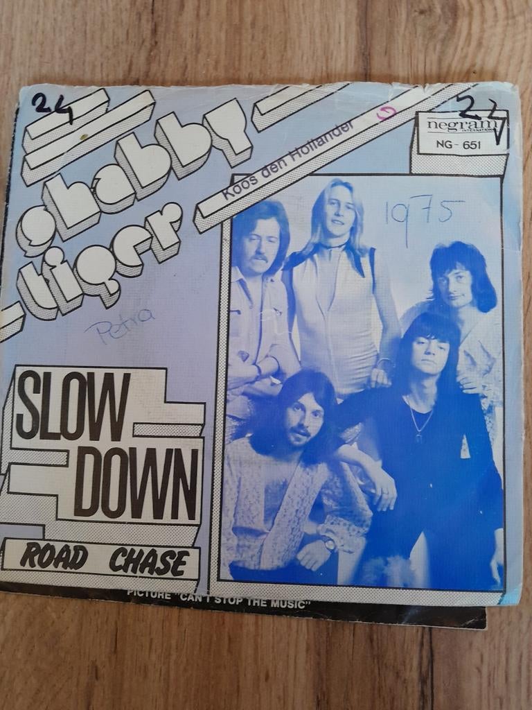 Shabby tiger 7 inch slow down, Ophalen of Verzenden, Zo goed als nieuw, Pop