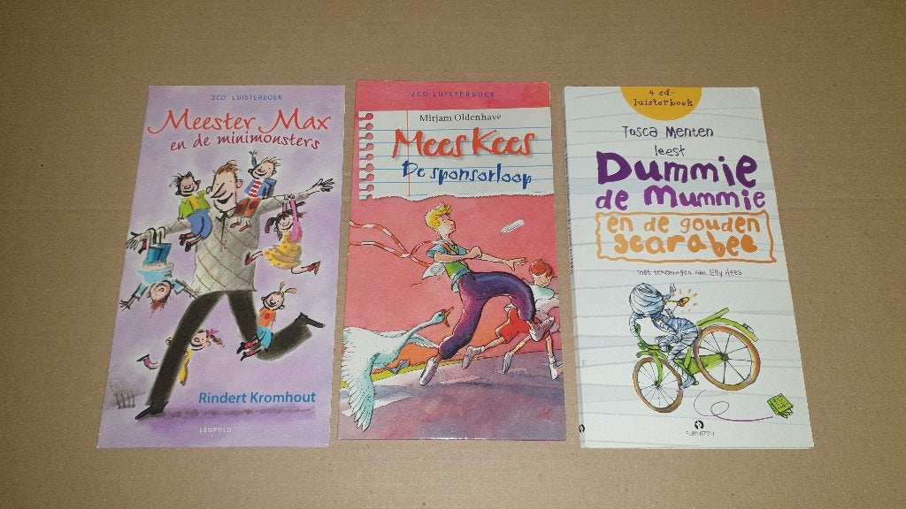 Luisterboeken, Meester Max, Mees Kees en Dummie de Mummie, Boeken, Luisterboeken, Ophalen of Verzenden, Cd, Kind