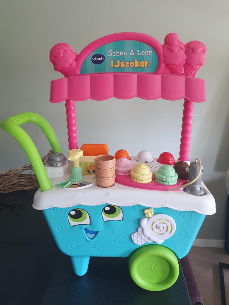 VTech Schep & Leer IJscokar - Interactief Speelgoed, Kinderen en Baby's, Ophalen of Verzenden, Zo goed als nieuw, Jongen of Meisje