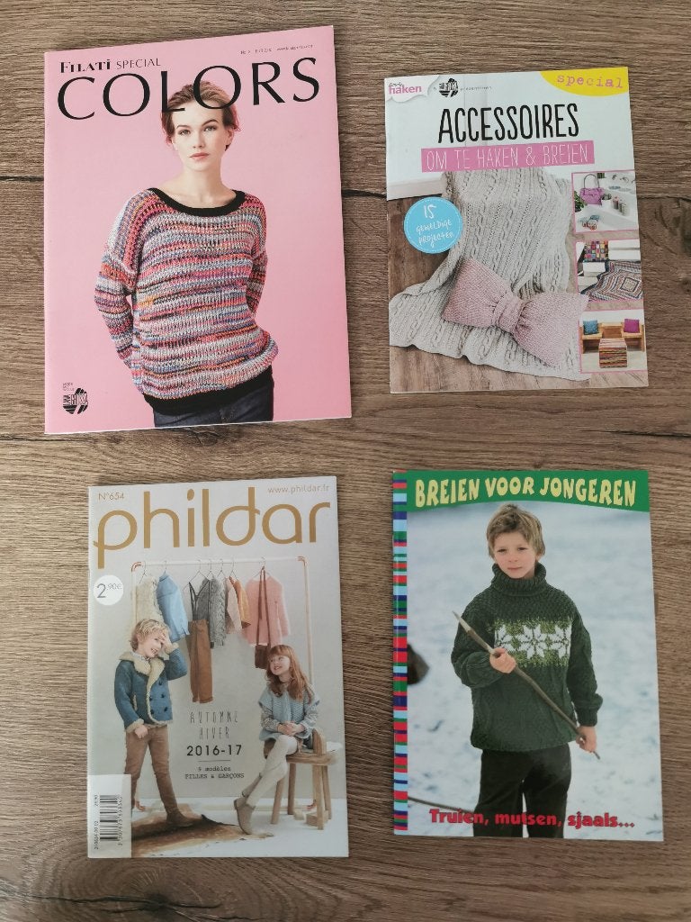 1 .. 4 stuks breiboeken, Ophalen of Verzenden, Nieuw, Breien, Wol of Garen