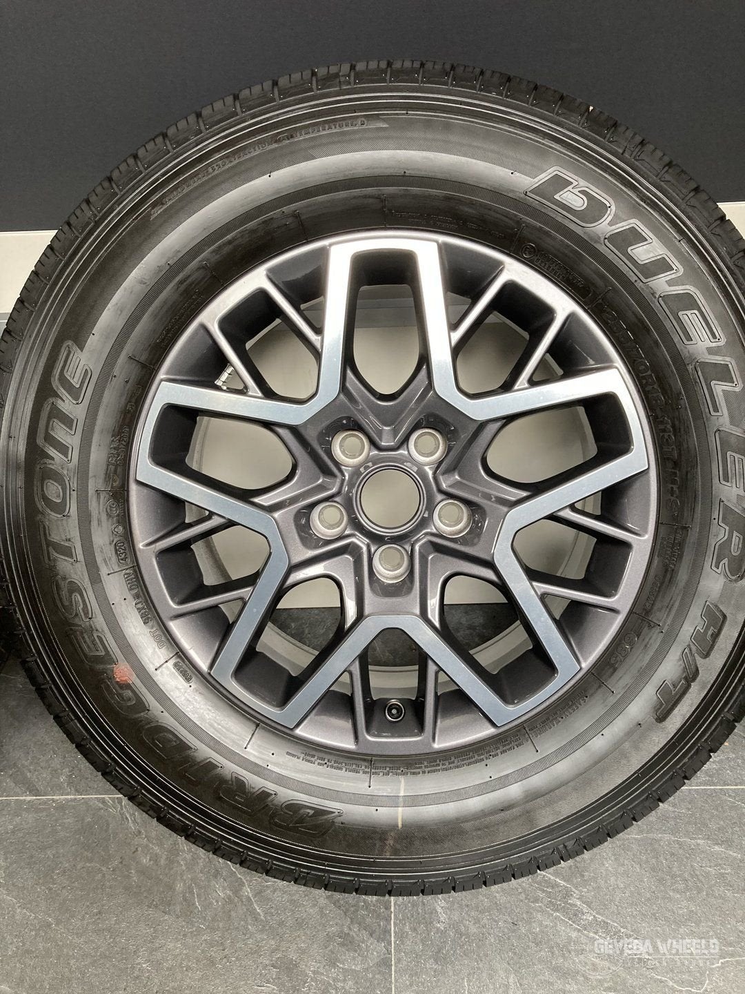 18” originele Jeep Wrangler Sahara velgen + banden 5x127 5x, Auto-onderdelen, 18 inch, Gebruikt, 255 mm, -