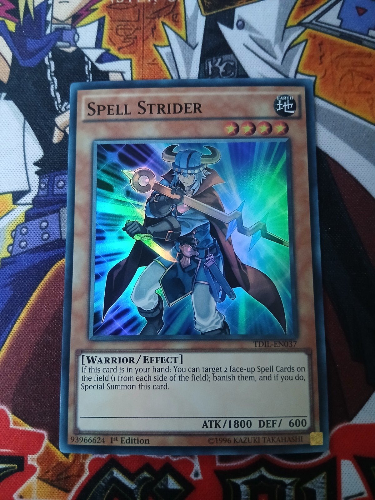 Spell Strider - Super Rare TDIL - Yu-Gi-Oh, Ophalen of Verzenden, Zo goed als nieuw, Foil