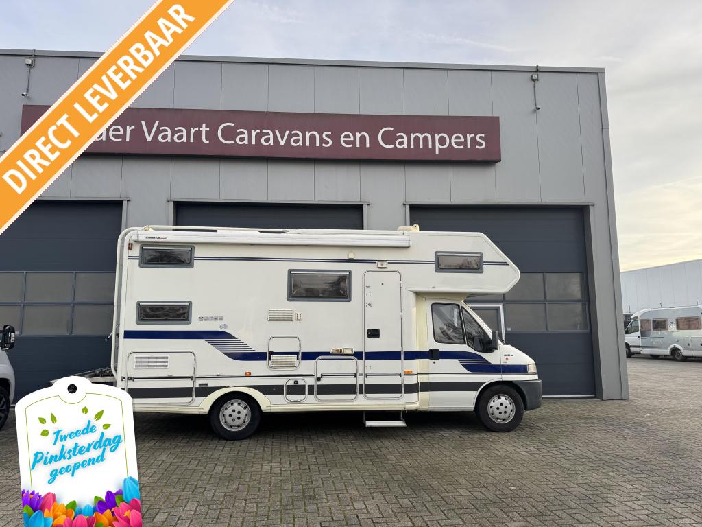 Concorde Concerto met Stapel Bedden en dak Airco, Caravans en Kamperen, Campers, Concorde, Alkoof, Koelkast, Fiat