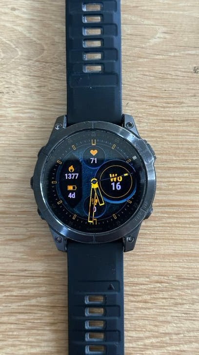 Garmin Epix Gen 2 Sportwatch, Ophalen, Gebruikt, Stappen, Zwart