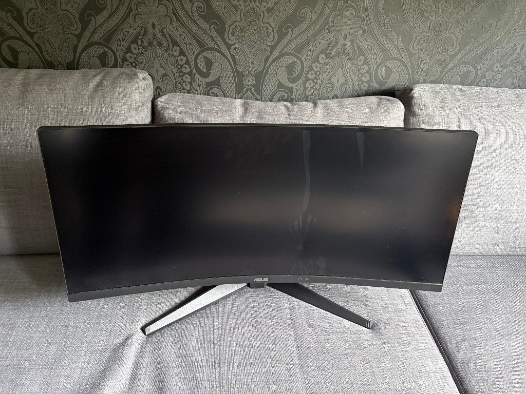 ASUS TUF Gaming VG34VQ3B 34" curved gaming monitor, DEFECT, Computers en Software, Asus, VA, Curved, DisplayPort