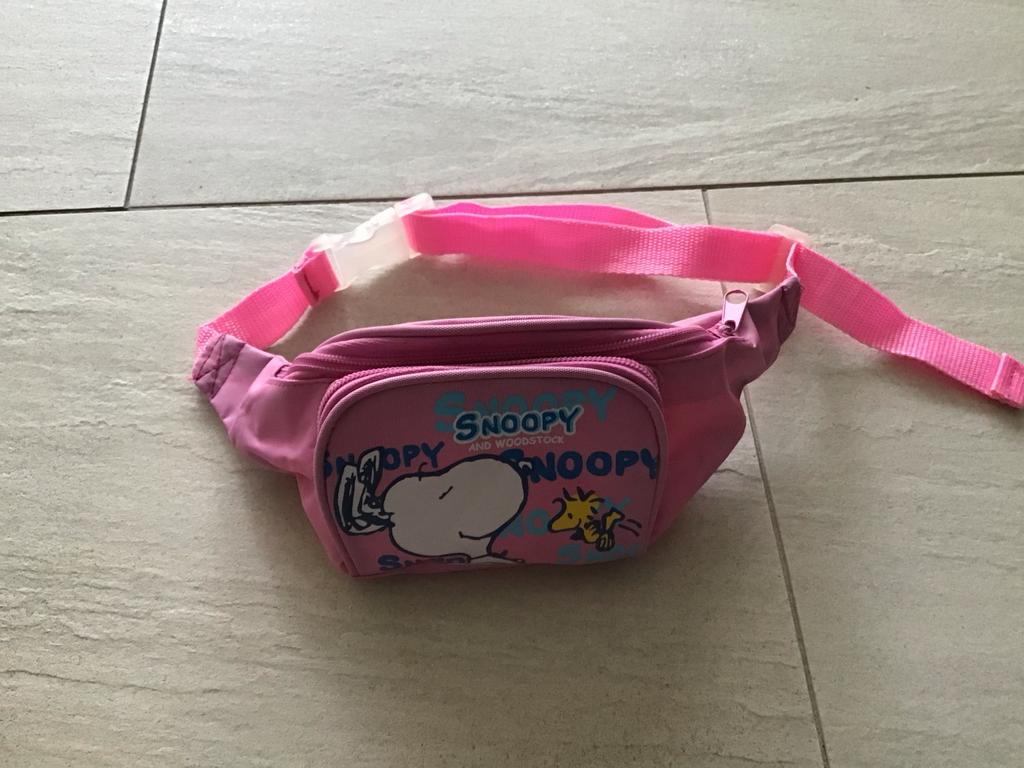Roze heuptasje met Snoopy, Kinderen en Baby's, Ophalen, Zo goed als nieuw