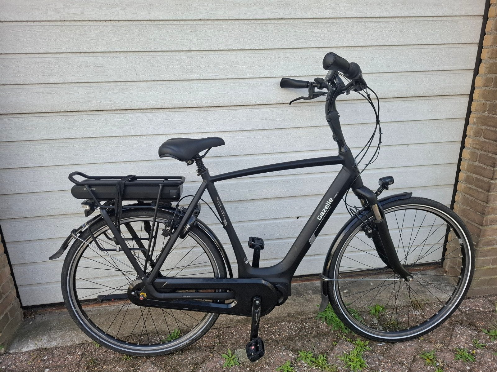 Gazelle Orange c7 Heren E bike shimano, Fietsen en Brommers, Fietsen | Heren | Herenfietsen, Ophalen of Verzenden, Zo goed als nieuw