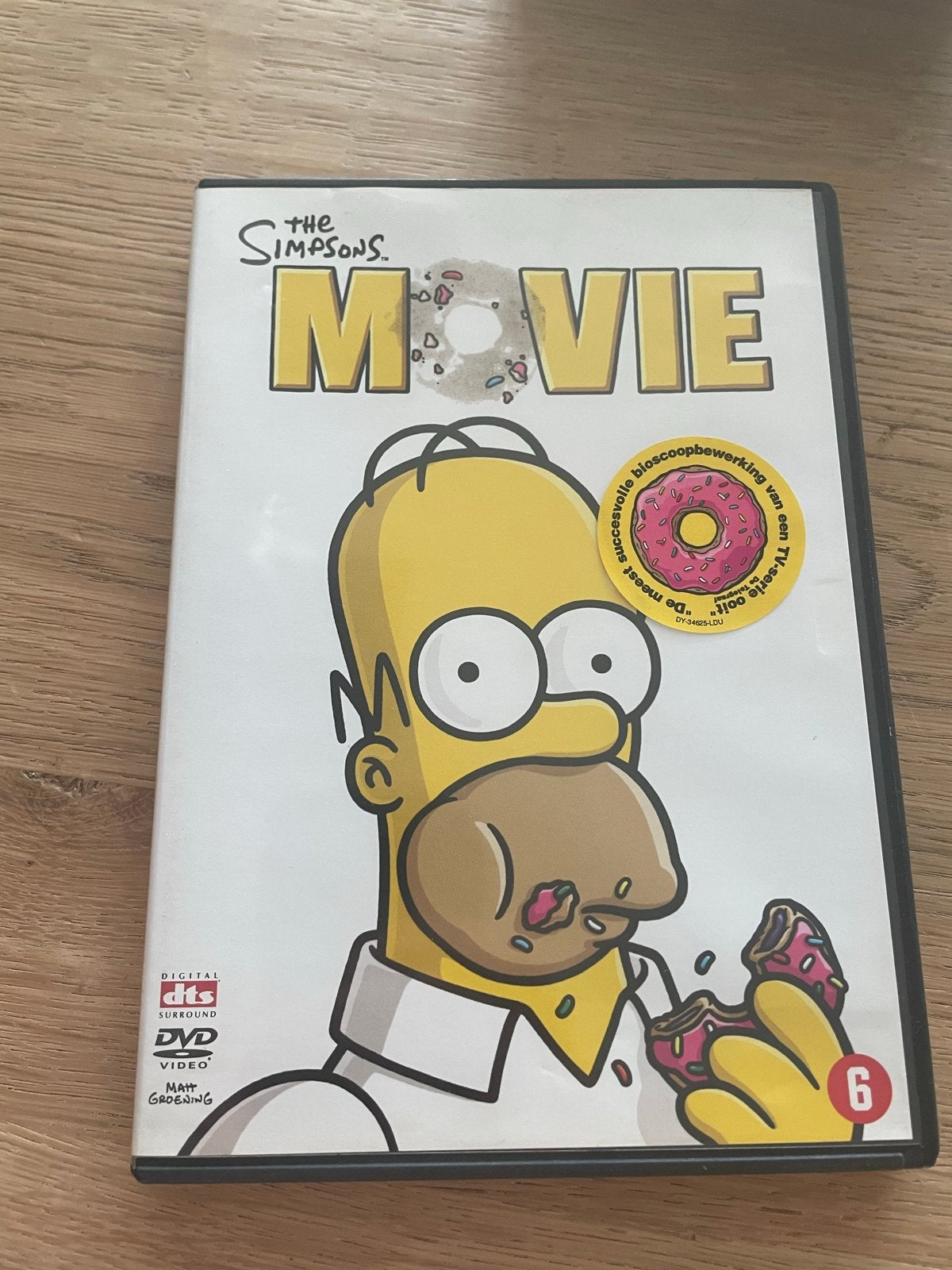 The Simpsons Movie DVD - De complete film, Bonusmateriaal, Nederlands, Zo goed als nieuw, Vanaf 6 jaar