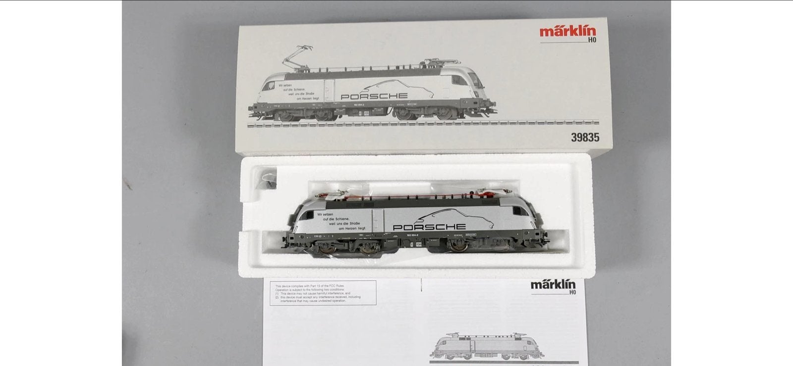 Märklin 39835 Elektrische Locomotief br185 Porsche, B, Wisselstroom, Locomotief, A
