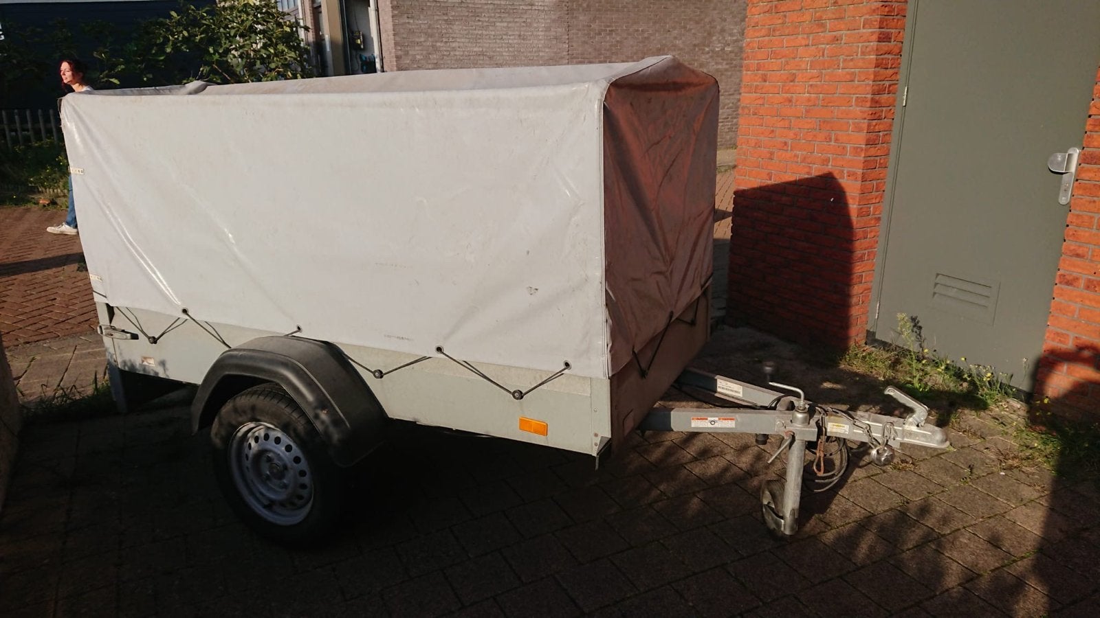 Humbaur Steely 750 aanhangwagen met huif, Auto diversen, Ophalen, Gebruikt
