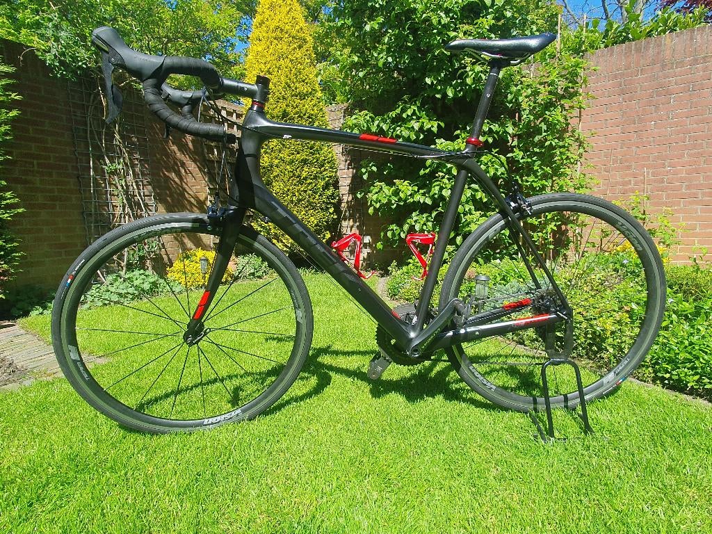 Trek Domane 4.5 Carbon Ultegra – maat 62 - rijklaar - Vision, 28 inch, Gebruikt, Carbon, 61 tot 65 cm
