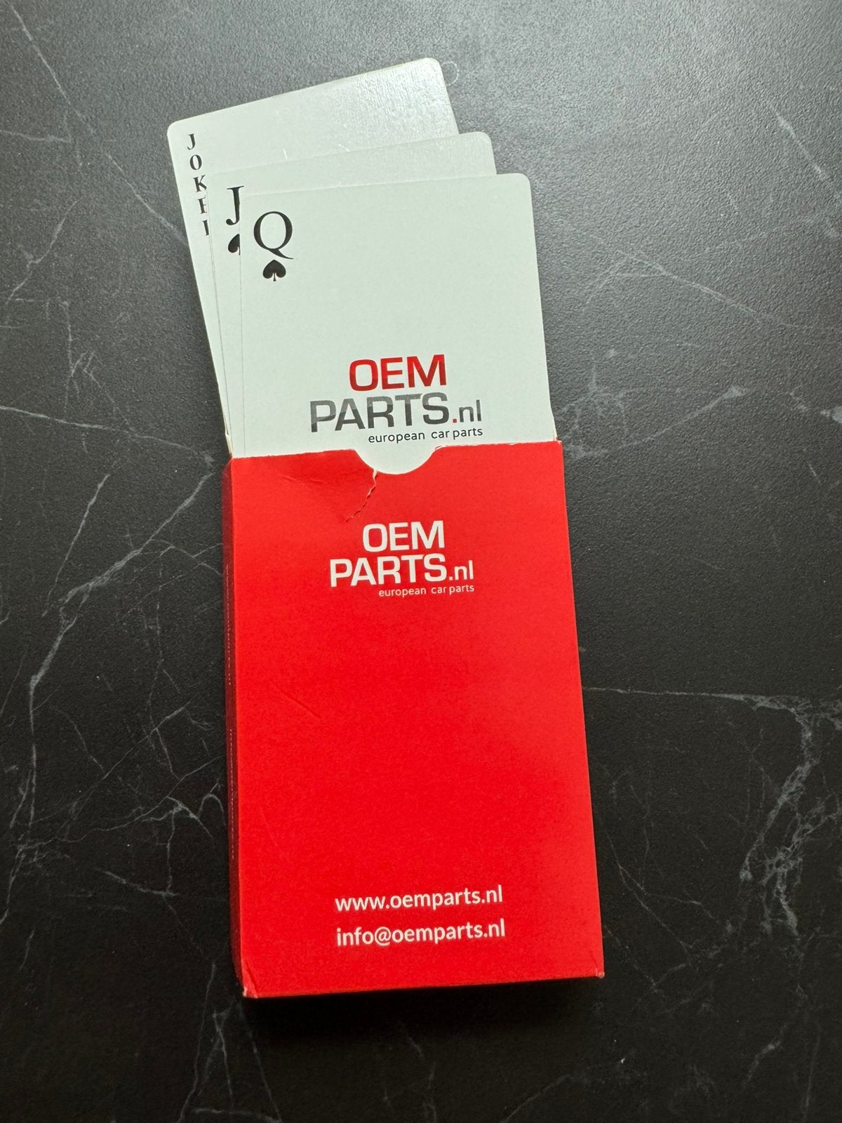 Reclame kaartspel oem parts car parts auto kaarten, Een of twee spelers, Ophalen of Verzenden, Zo goed als nieuw