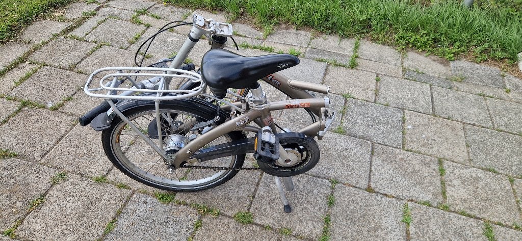 Gazelle tranza xtra, Fietsen en Brommers, Fietsen | Vouwfietsen, 20 inch of meer, Gebruikt, Velgrem, Versnellingen