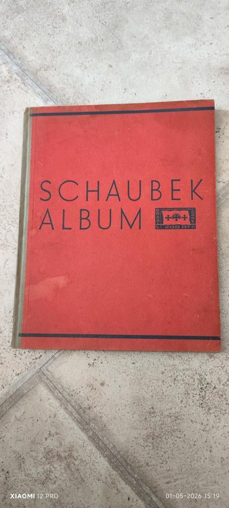 Schaubek Briefmarken Album Europa / Übersee, Ophalen of Verzenden, Verzamelalbum