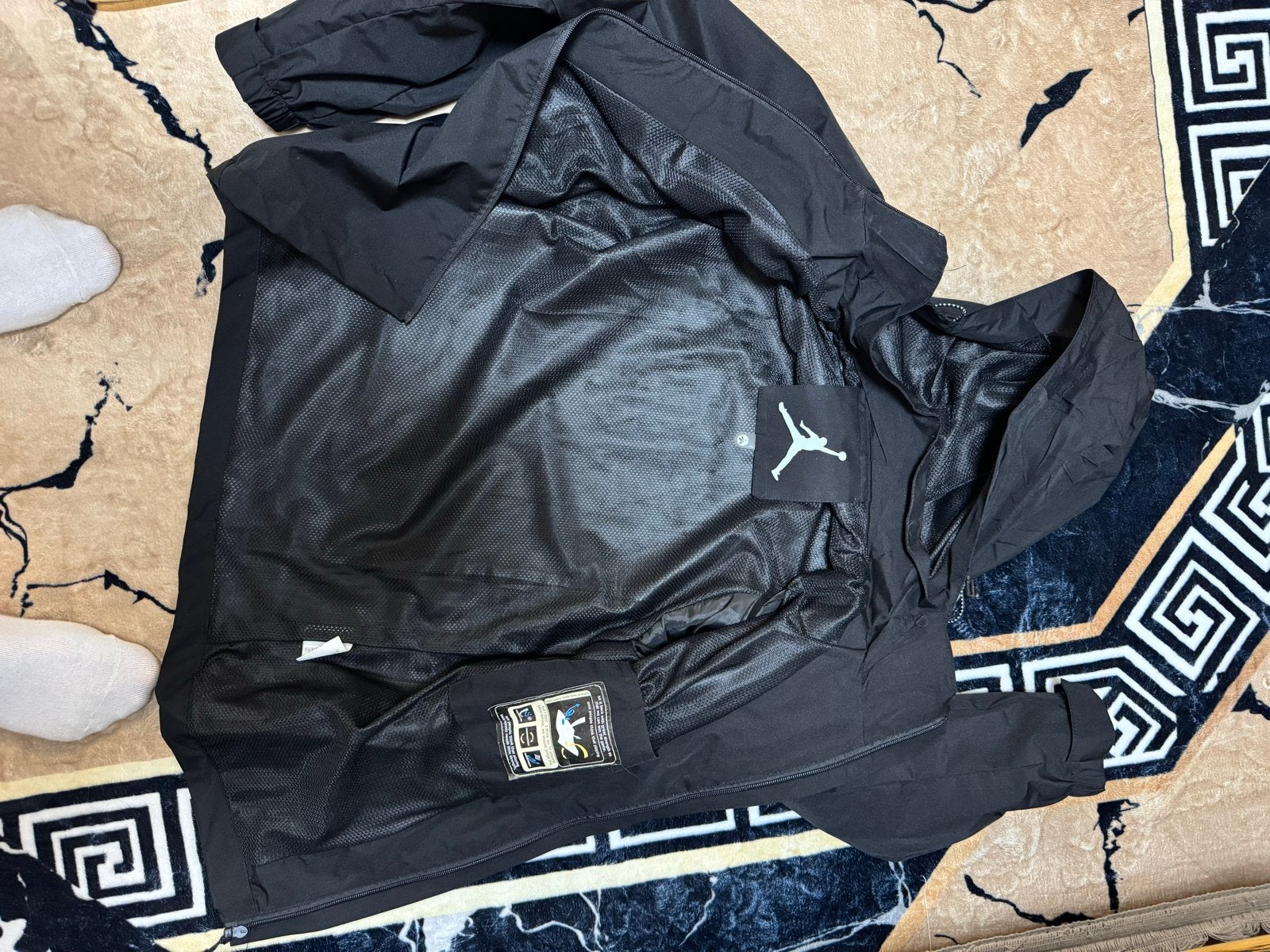 Jordan PSG Jas - Maat M (valt als S), Ophalen, Gedragen, Maat 46 (S) of kleiner, Zwart