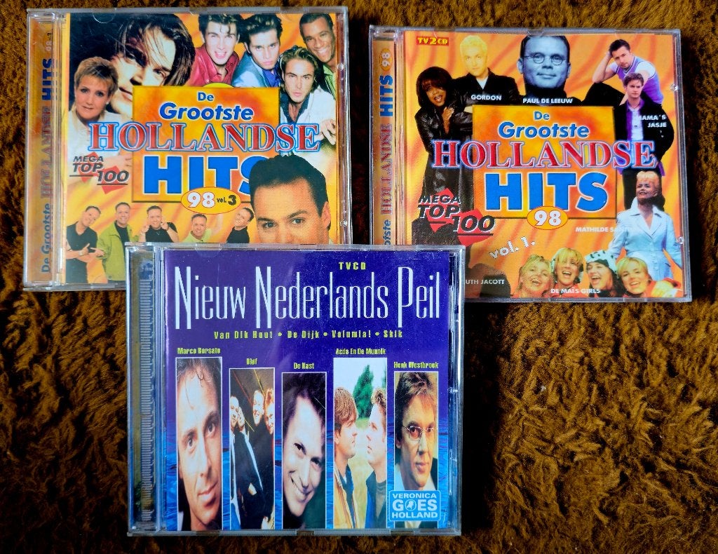 3 Nederlandstalige verzamel albums, Ophalen of Verzenden, Gebruikt, Nederlandstalig, Verzamelalbum