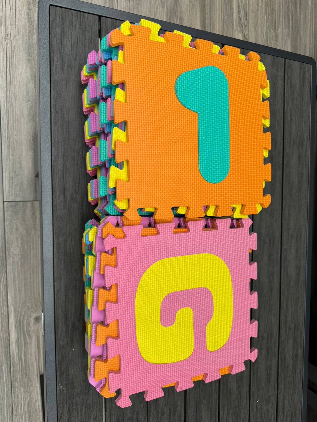 Puzzelmat cijfers en alfabet (36 delig), Ophalen, Zo goed als nieuw