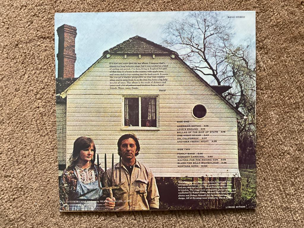 LP David Ackles, American Gothic, gaaf, Ophalen of Verzenden, Zo goed als nieuw