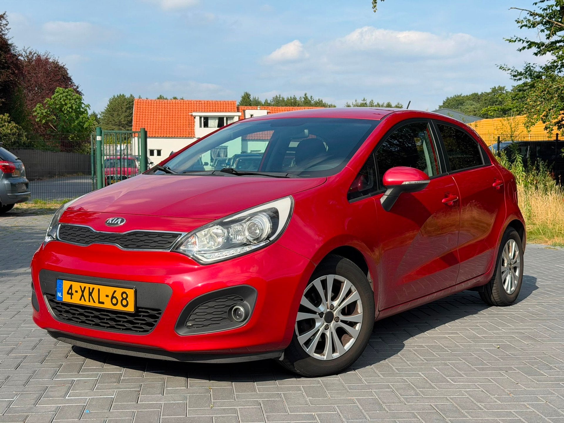 Kia Rio 1.2 CVVT World Cup Edition Plus/Airco/Cruise/Leer/NA, Zwart, 4 cilinders, Bedrijf, Handgeschakeld