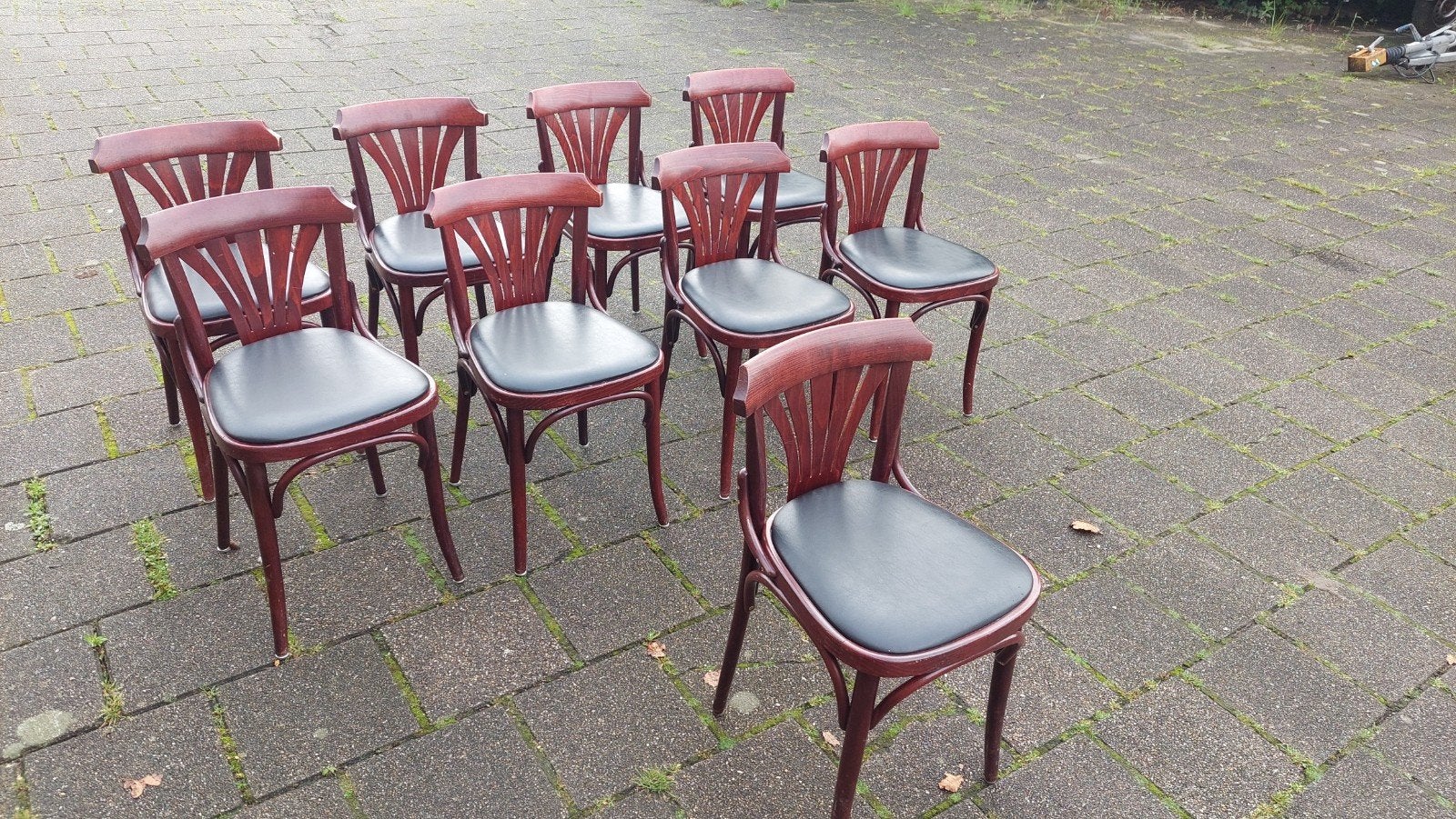 Thonet bar café mancave stoelen, Ophalen, Gebruikt, Bruin, Vijf, Zes of meer stoelen