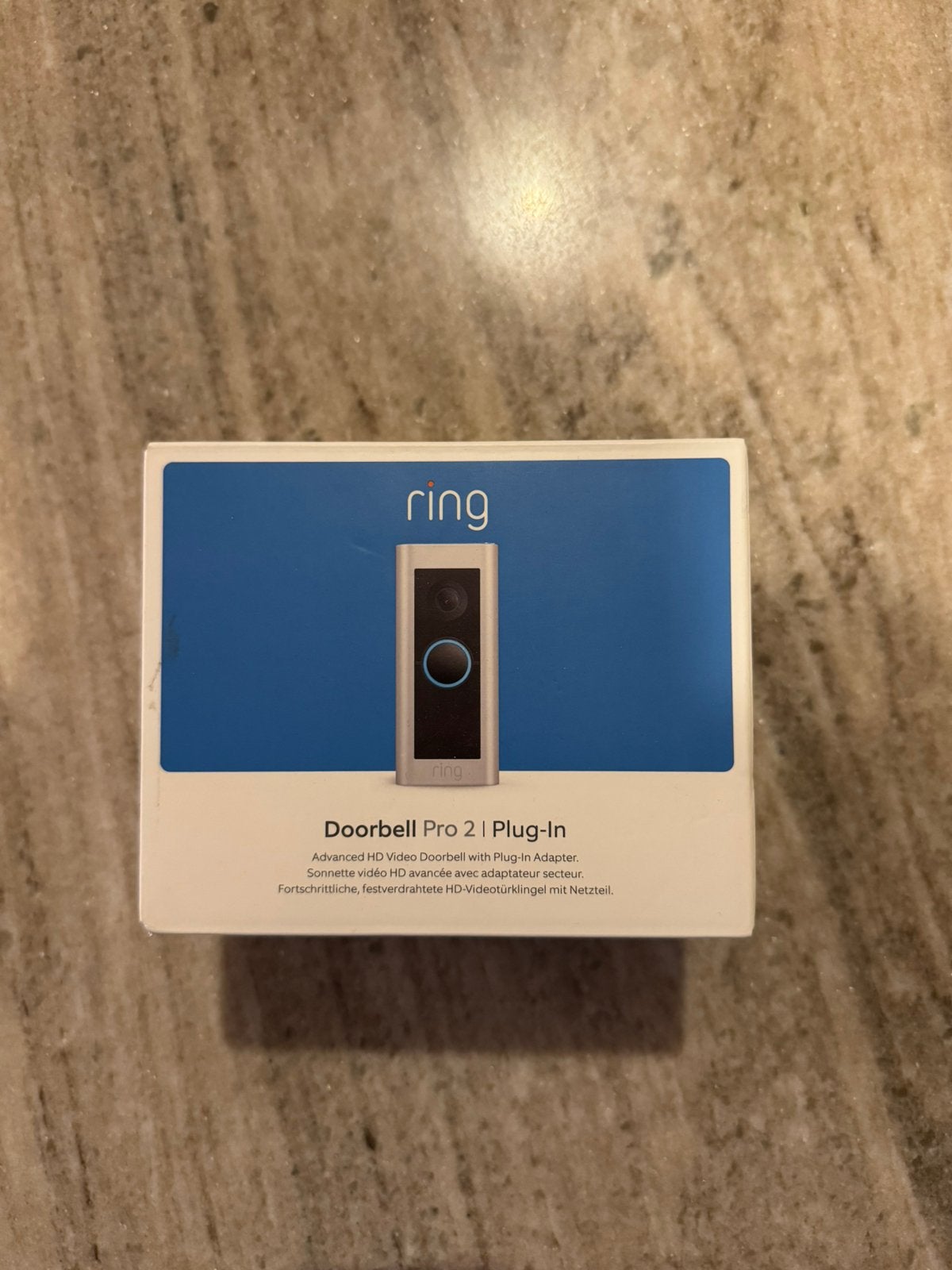 Ring doorbell pro 2 plug in nieuw, Ophalen of Verzenden, Nieuw, Bedraad