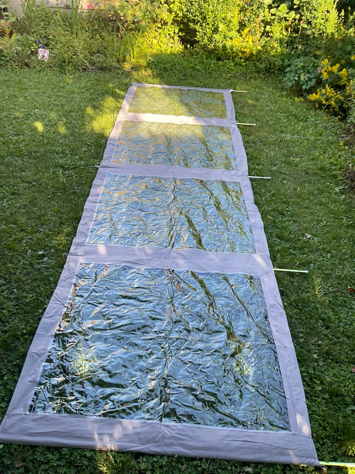 Vrijbuiter windscherm grijs DLX 5 met ramen, Ophalen of Verzenden, Gebruikt