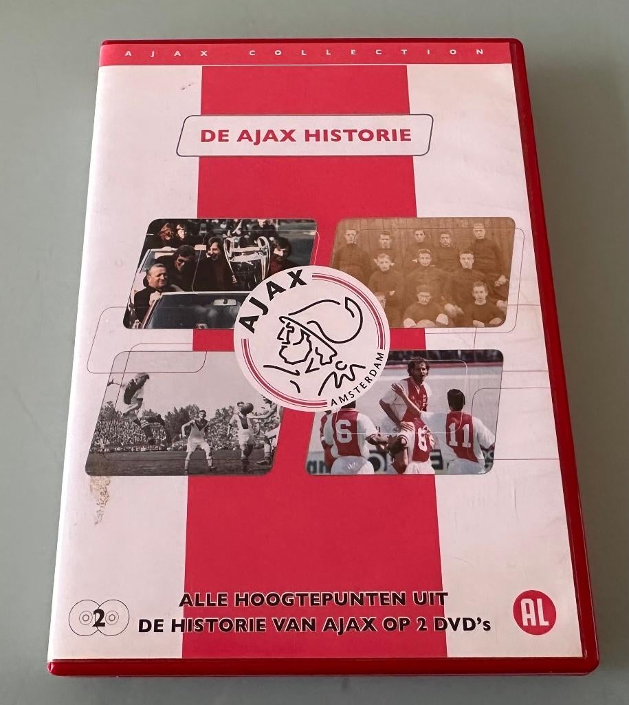 Ajax Historie dvd 2x, Ophalen of Verzenden, Zo goed als nieuw, Ajax, Overige typen