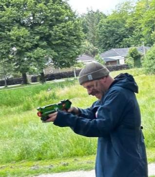 Lasergame set huren - outdoor lasergame, Ophalen, Zo goed als nieuw, Overige