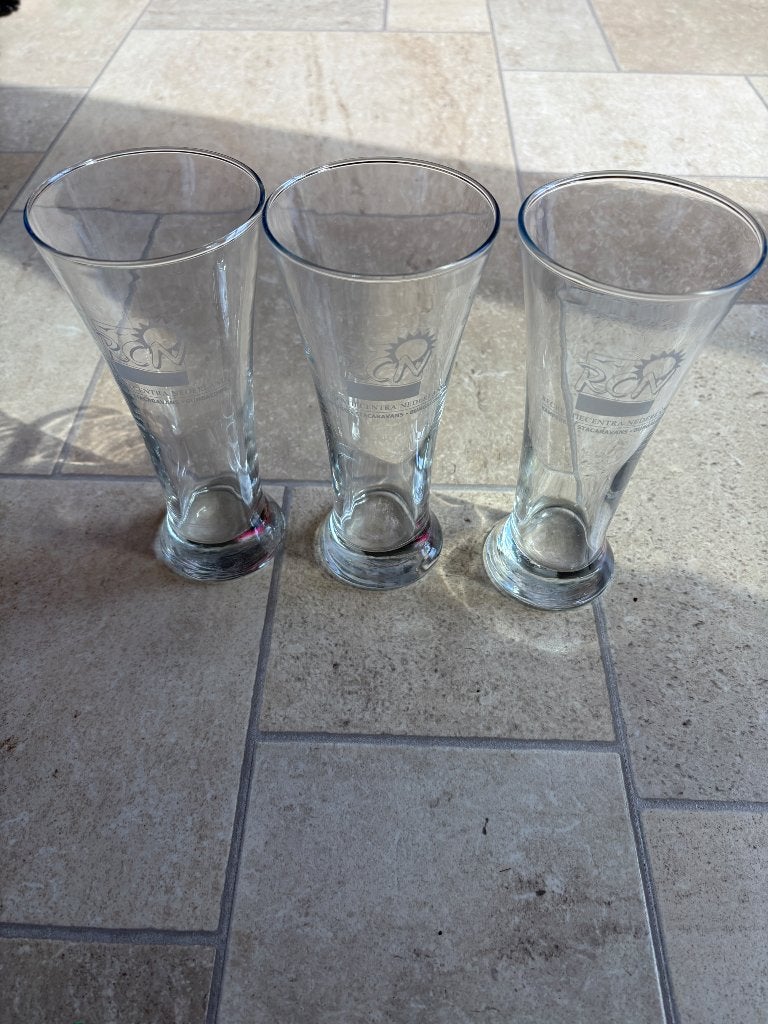 RCN vakantie glas 3x, Ophalen, Zo goed als nieuw, Overige typen