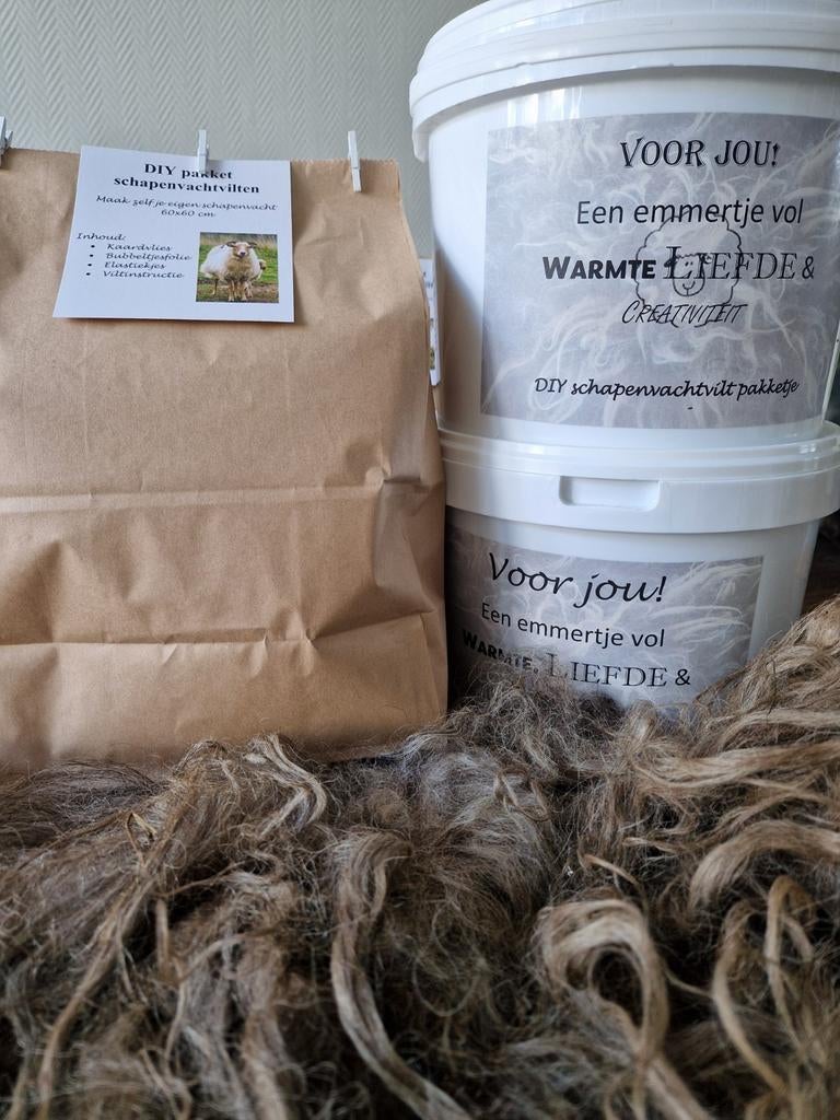 Vachtvilt diy pakketjes, Ophalen of Verzenden, Nieuw