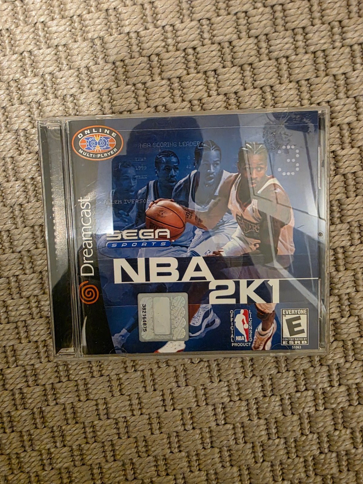 NBA 2K1 - Sega Dreamcast - Basketbal Game, Online, Ophalen of Verzenden, Zo goed als nieuw, Saturn of Dreamcast