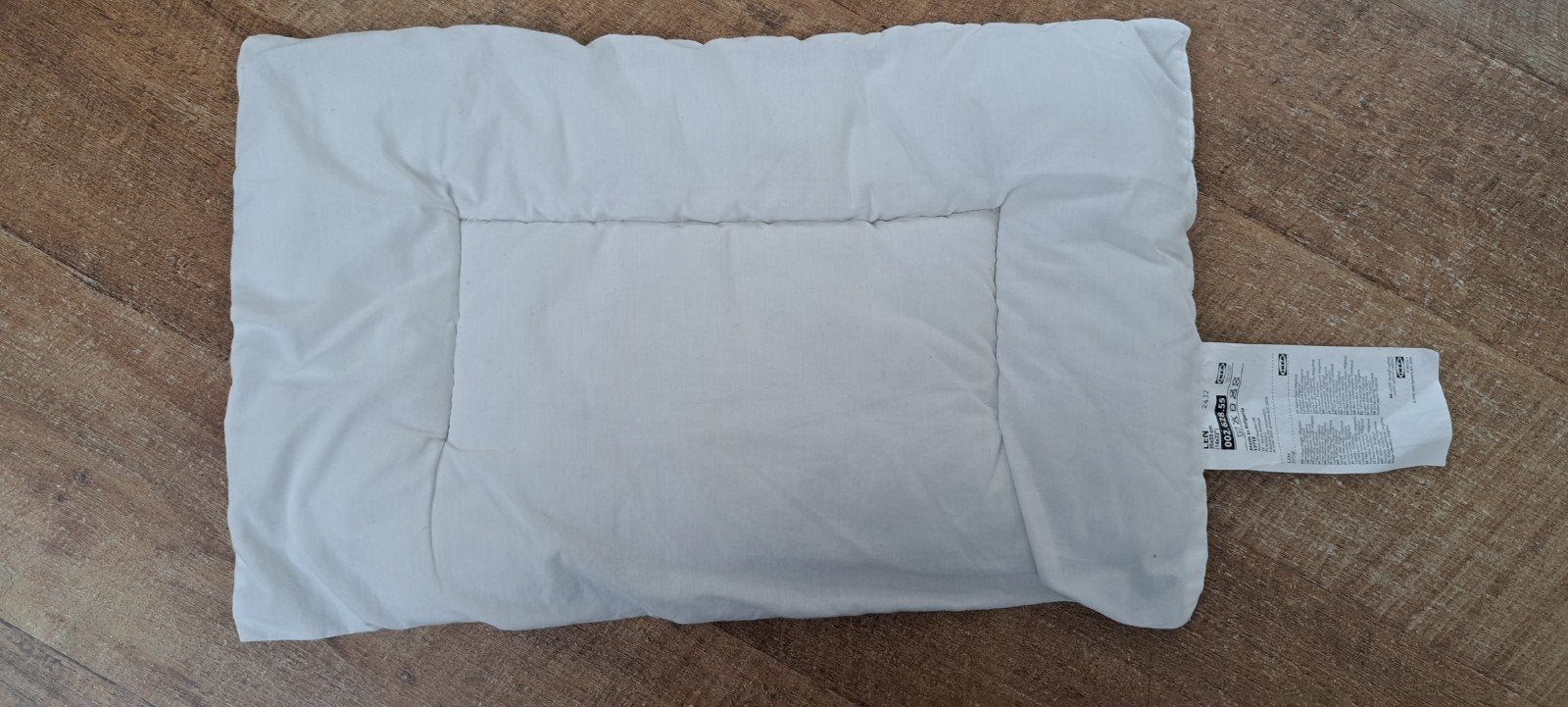 Gratis IKEA LEN kinderkussen, Gebruikt, Wit, Ophalen of Verzenden, IKEA