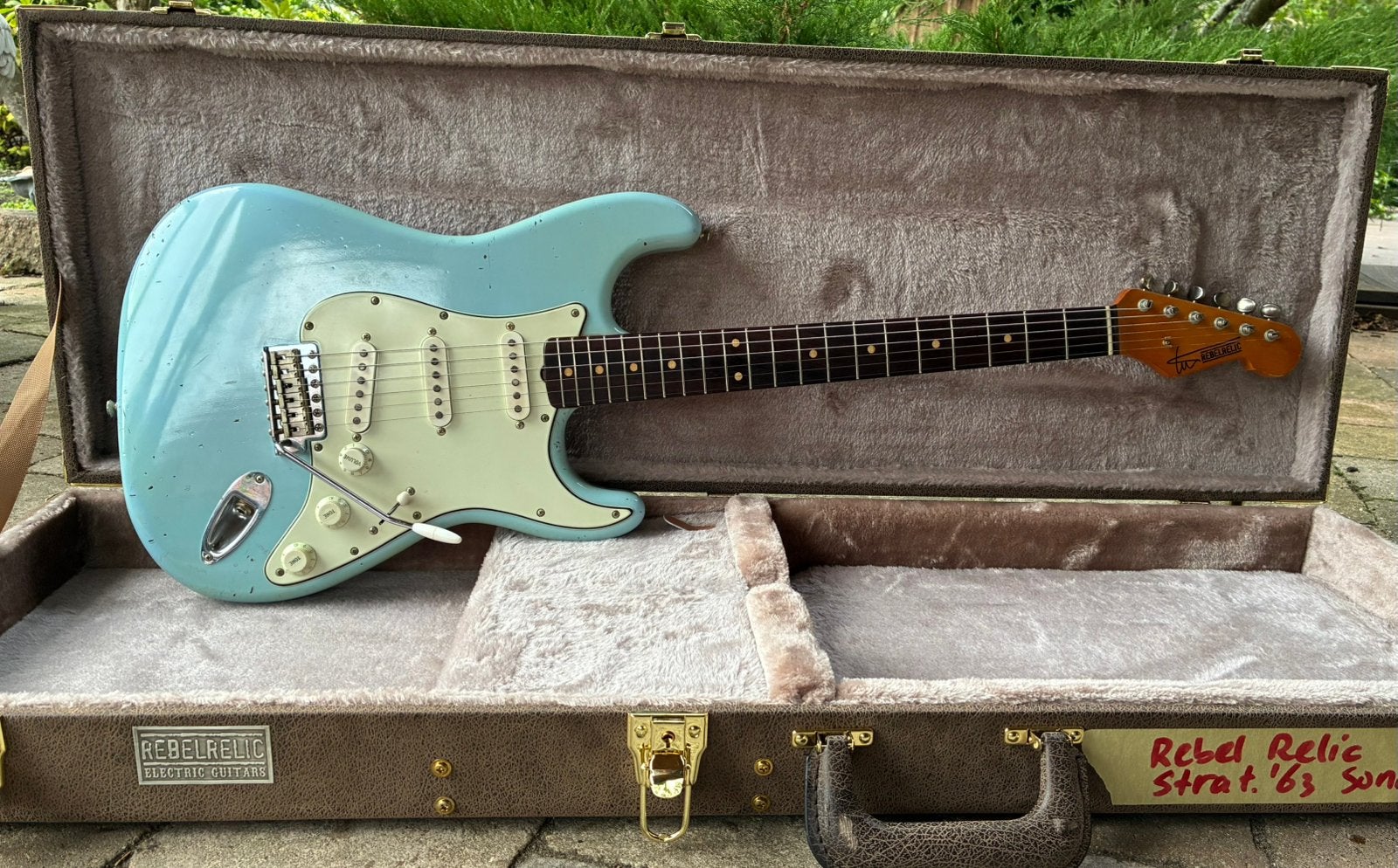 RebelRelic ‘63 stratocaster gitaar, Ophalen of Verzenden, Zo goed als nieuw, Solid body, Overige merken
