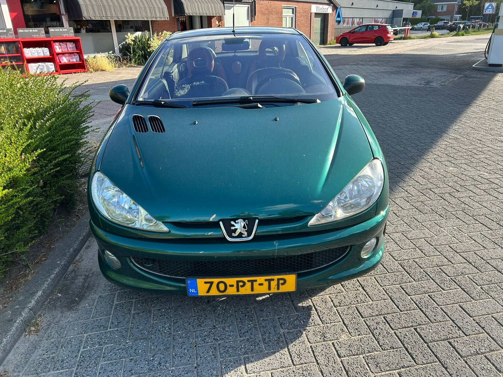 Peugeot 206 1.6 16V CC 2005 Groen - €750, Auto's, Peugeot, Voorwielaandrijving, 4 cilinders, Cabriolet, 4 stoelen