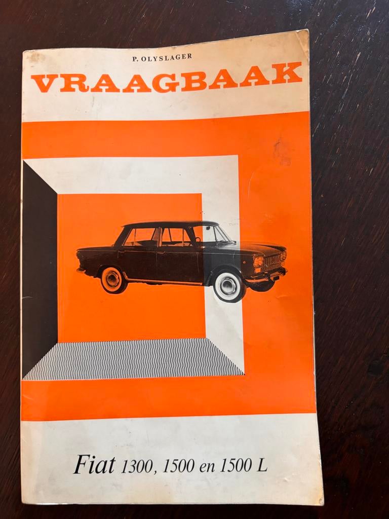 Vraagbaak Fiat 1300, 1500 en 1500 L, Ophalen of Verzenden, Gelezen