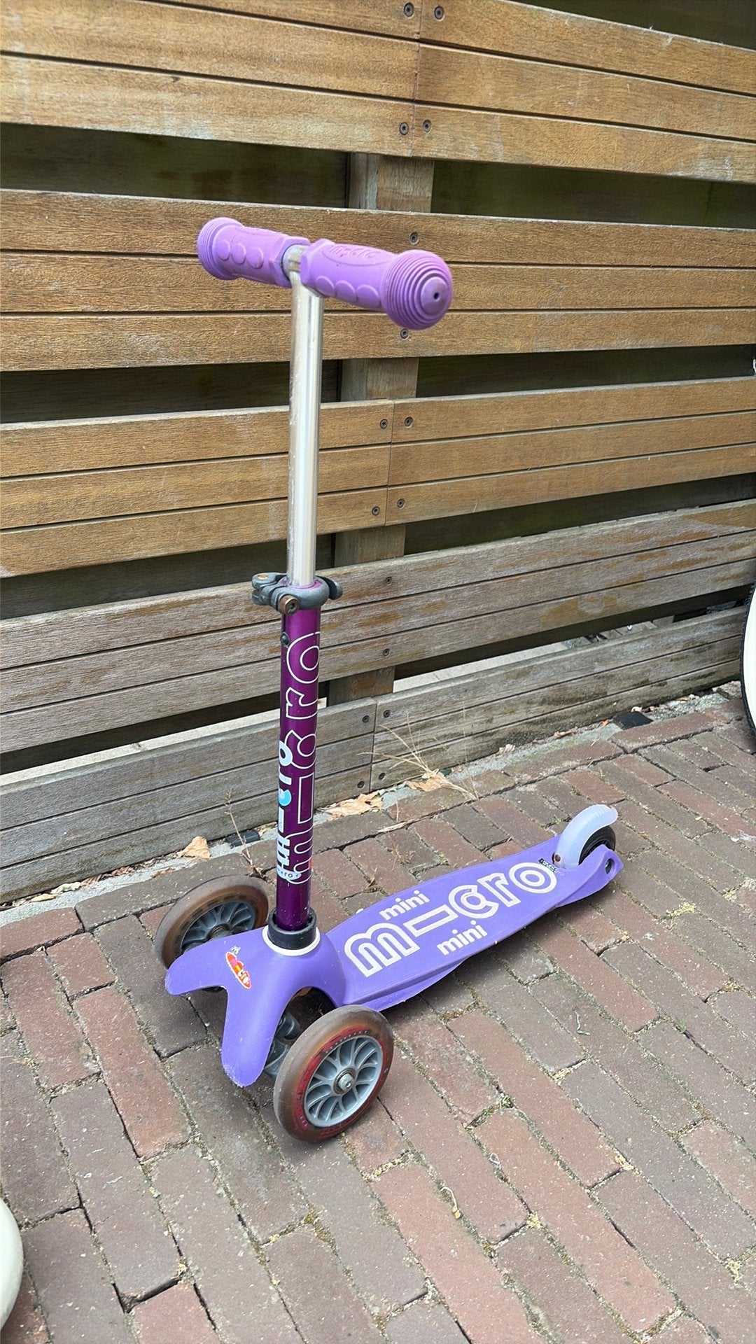 Micro step mini, Ophalen, Gebruikt