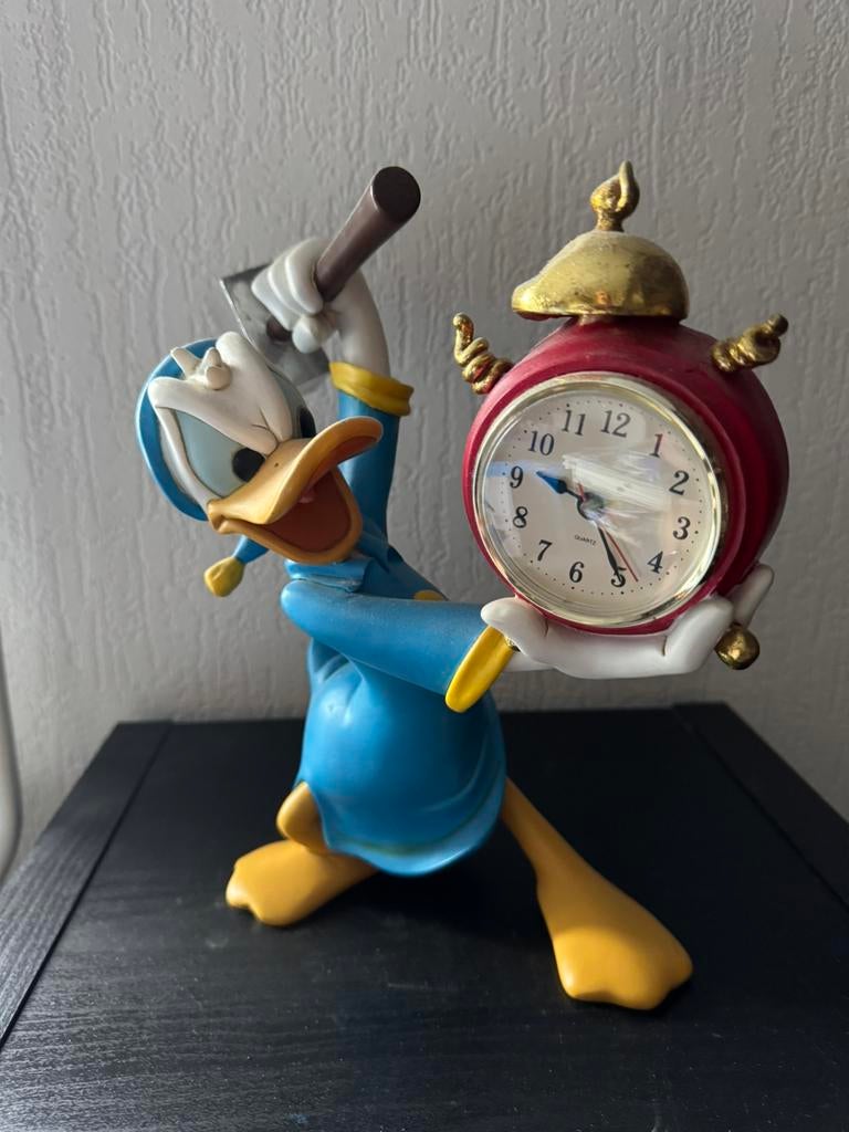 Disney donald duck wekker, Verzamelen, Disney, Zo goed als nieuw, Beeldje of Figuurtje, Donald Duck, Ophalen of Verzenden