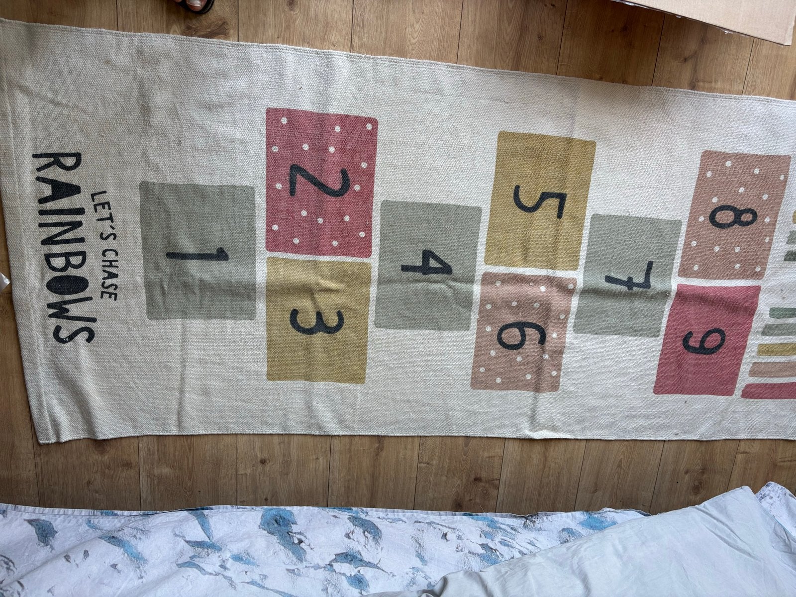 Hinkelbaan vloerkleed voor kinderen, Ophalen, Gebruikt