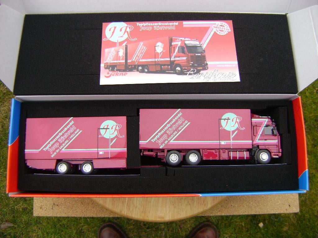 Tekno Scania 3 serie Streamline Jaap Rietveld, Ophalen of Verzenden, Nieuw, Bus of Vrachtwagen, Tekno