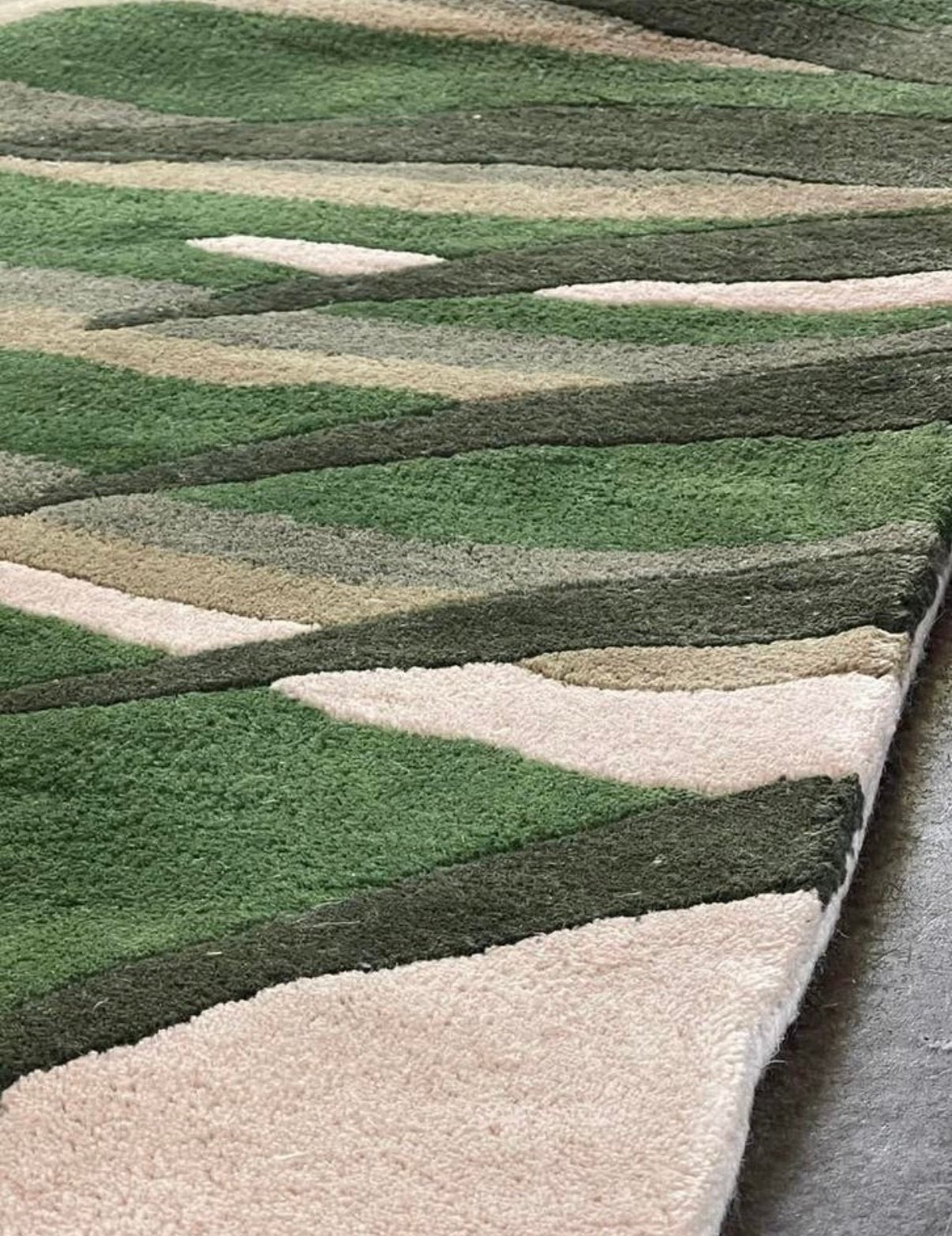 SALE Brink en Campman SAN Manilla Green tapijt 250 x 350 NEW, Ophalen, Nieuw, 200 cm of meer, Rechthoekig