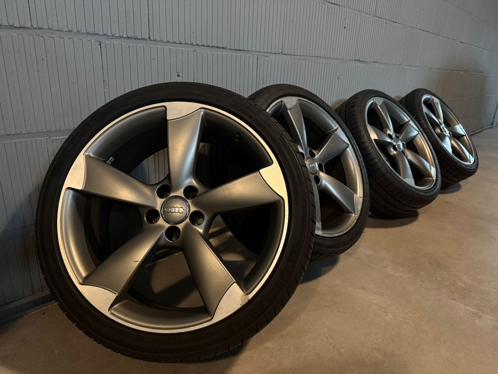 Origineel 20 inch Audi Rotor velgen 5X112 ET36 57.1 A4|Q3, Ophalen, Gebruikt, 255 mm, Banden en Velgen