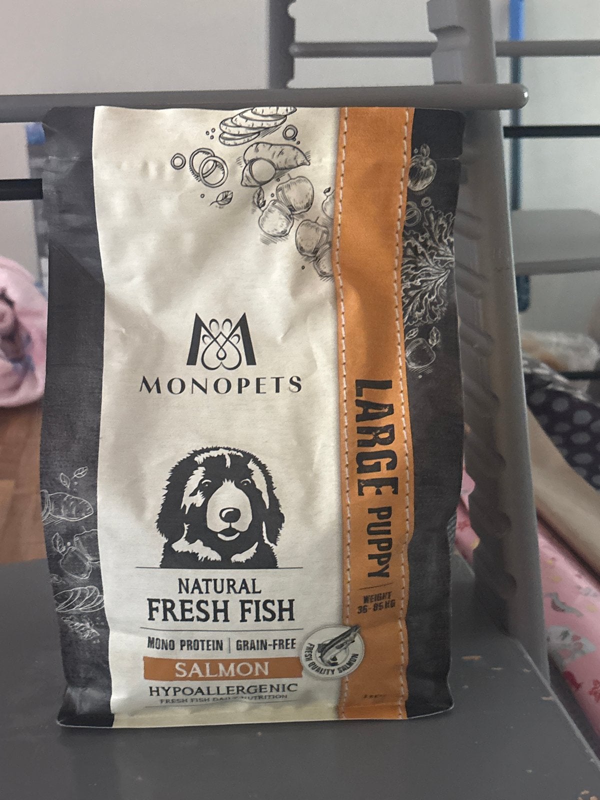Dichte zak monopets brokken large puppy, Dieren en Toebehoren, Ophalen
