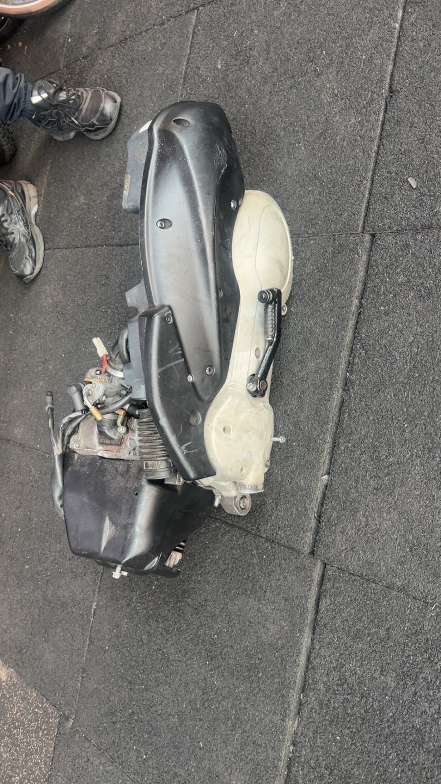 125cc skipperblok, Ophalen of Verzenden, Zo goed als nieuw, Uitlaat, Piaggio