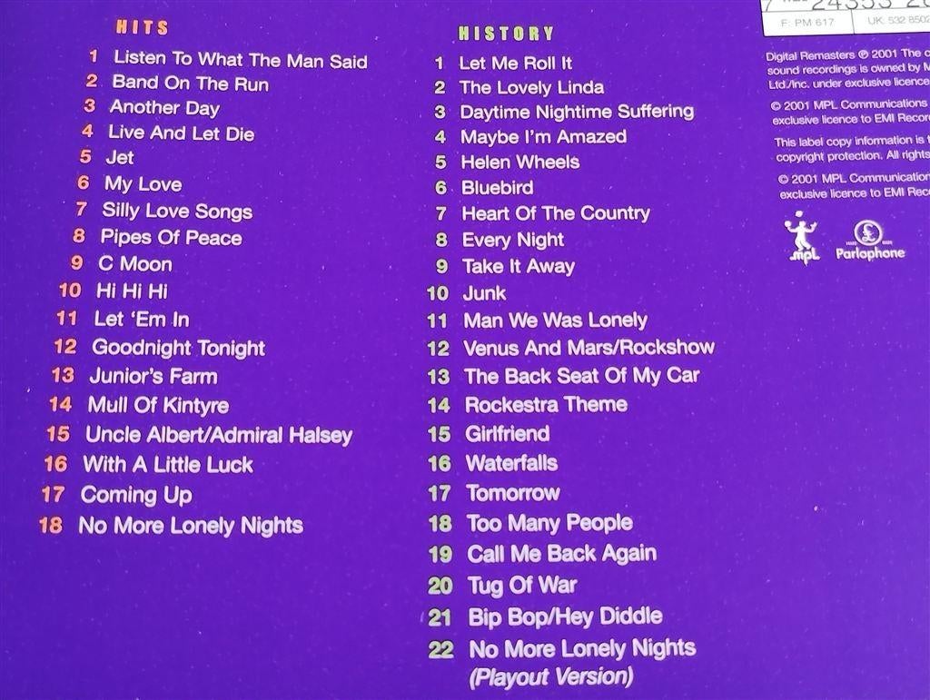 Paul McCartney ‎/ Wingspan - Hits And History [2 CD], Ophalen of Verzenden, Zo goed als nieuw