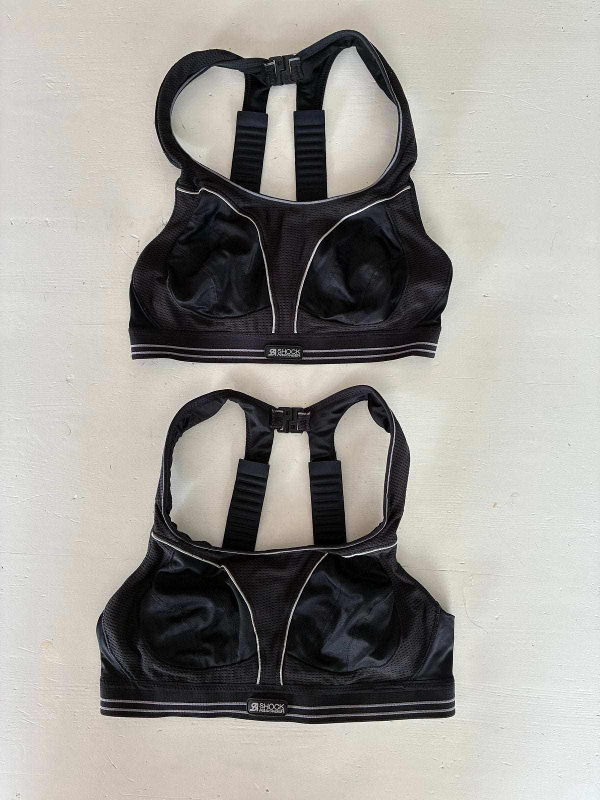2x Shock Absorber sport BH's, maat 80A, zwart, Zwart, Ophalen of Verzenden, Fitness of Aerobics, Maat 36 (S)