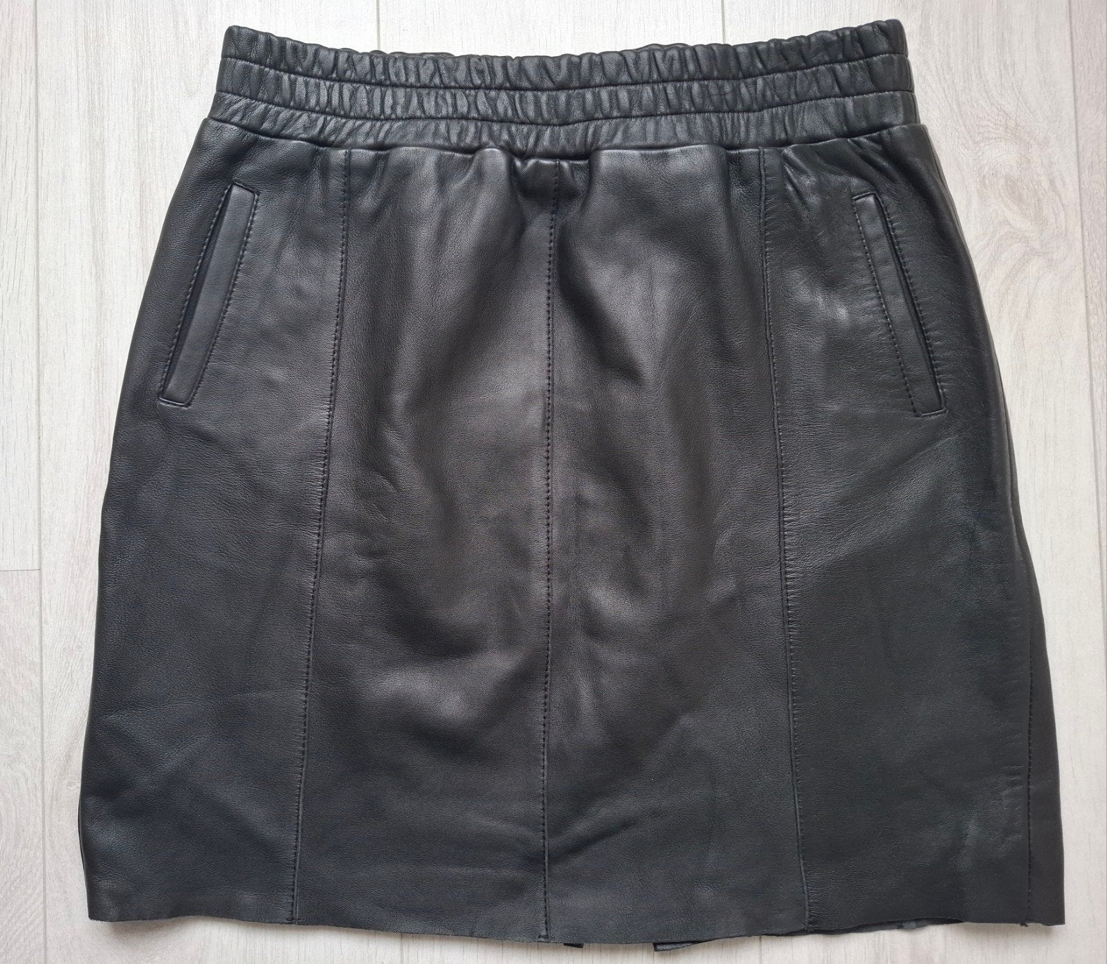 Dante 6 leren rok mt. 38 - 40, Verzenden, Zwart, Zo goed als nieuw, Boven de knie