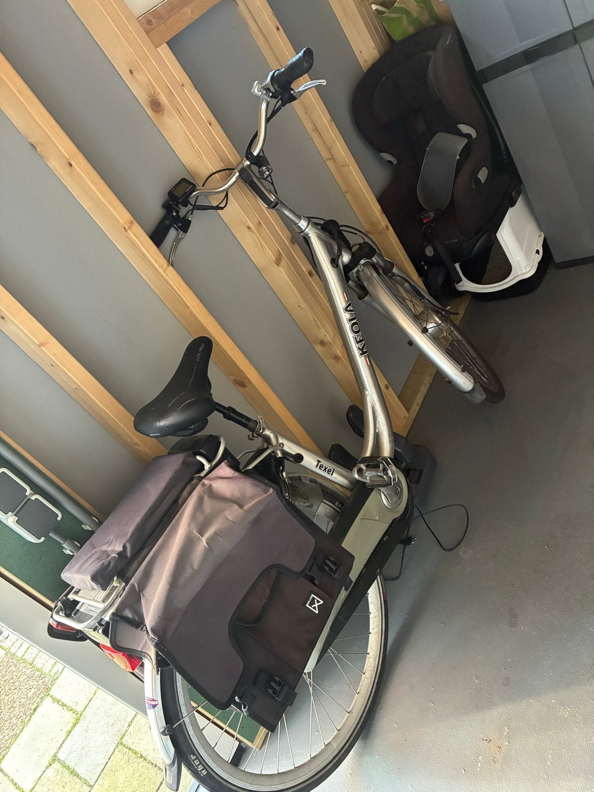 Kyola Texel Damesfiets met fietstassen, Overige merken, Velgrem, Versnellingen, Ophalen of Verzenden